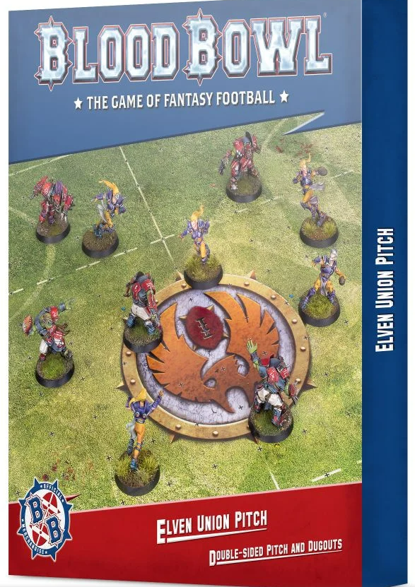 Blood Bowl Elven Union Pitch and Dugouts Blood Bowl Elven Union Pitch and Dugouts